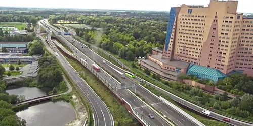 Stadtpark. Straße der Vereinten Nationen N7 Webcam - Groningen